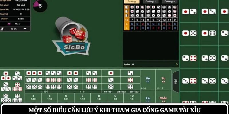 Một số điều cần lưu ý khi tham gia cổng game tài xỉu